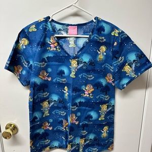 Women’s scrub top, excellent condition.
